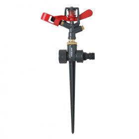   99387 360 fokos impulzusos locsoló, vízpermetező, esőztető, fém, Proline