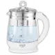 ADLER AD 1299 üveg elektromos vízforraló hőmérséklet-szabályozóval, 1,5l, 2200W
