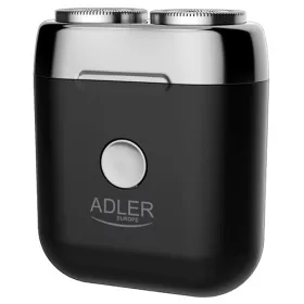   Mini aparat de ras Adler AD 2936, 250 mAh, USB tip C, pentru calatorii, fara fir, negru/inox