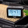 AD 1196 fekete Elemmel működő ébresztőóra