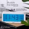 AD 1195 fehér Elemmel működő ébresztőóra - fehér
