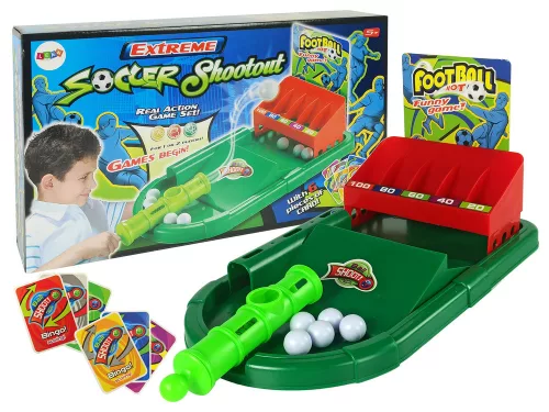 Arcade játék labdaindító kártyák foci pontok