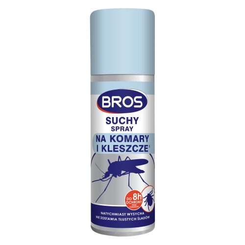 Száraz spray szúnyogok és kullancsok ellen Bros 90ml