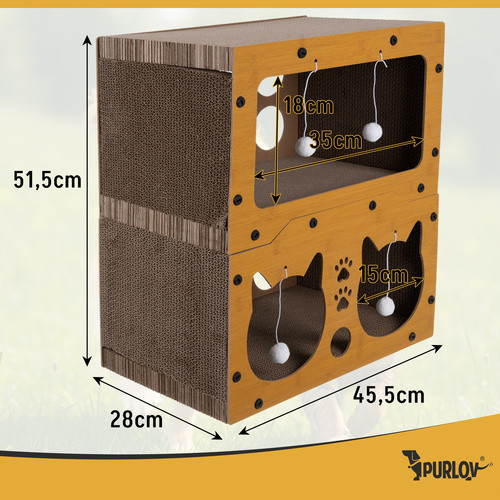 Macskakaparófa - kétszintes ház Purlov 27017