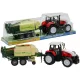 Nagy traktor pótkocsival mezőgazdasági gép 65 cm