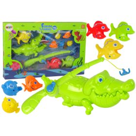 Arcade játékkészlet horgászbot hal krokodil