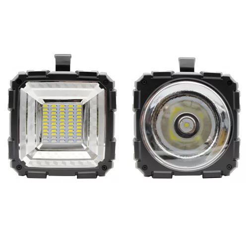 LED taktikai zseblámpa, nagy teljesítményű újratölthető, USB keresőfény, 1000lm 40w