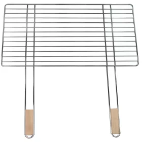   Grillrács, Master Grill, 58 cm x 30 cm, anyaga: krómozott acél