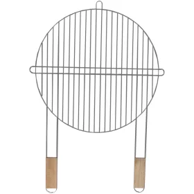   Kerek grillrács, Master Grill, átmérő 51 cm, anyaga: krómozott acél, fa nyél