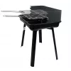 Téglalap alakú grillsütő, összecsukható, méretei: 36 x 31 cm, magassága 45 cm
