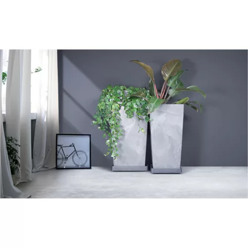 Cseréptartó, Prosperplast, 44,5 cm, Fekete
