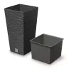 FURU SQUARE DFSH200 virágcserép - antracit