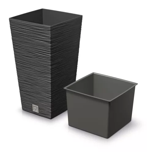 FURU SQUARE DFSH200 virágcserép - antracit