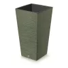 FURU SQUARE DFSH240 virágcserép - földzöld