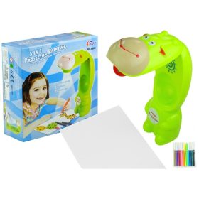 Rajzprojektor Tehén 3 Korongos Filctoll Zöld 3 az 1-ben