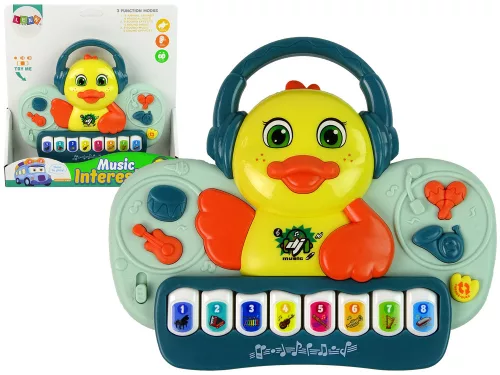 Interaktív zongora kacsa DJ hang hangszerek dallamok