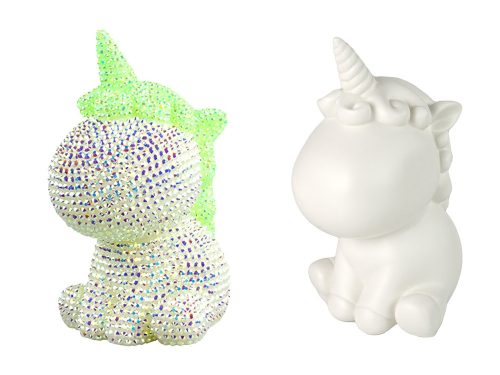 Unikornis DIY készlet Gyémántok Kristályok Zöld