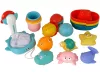 Fürdőszobai szett Sea Toys merítőháló hajók 17 darabos