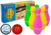 6 darabos színes világító bowling szett