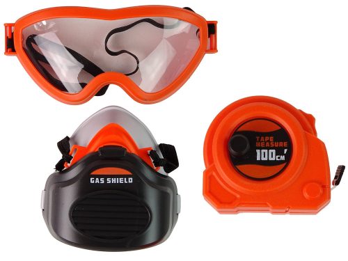 Szerszámkészlet: Akkumulátoros csavarhúzó és szemüveg