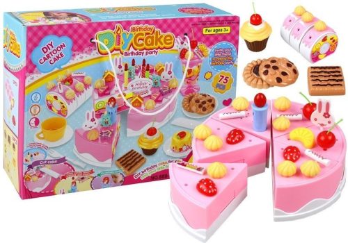 Születésnapi torta szeletelő desszertkészlet