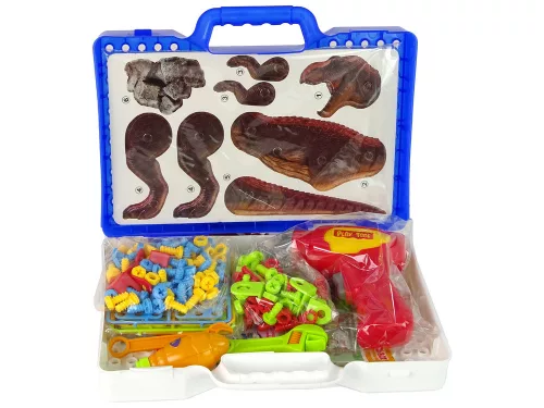 3D barkács dinoszaurusz építőkockák