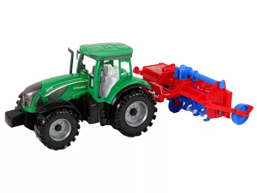 Traktor eke súrlódásos meghajtással piros