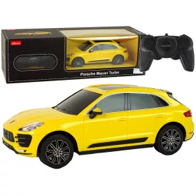   Távirányítós autó Porsche Macan Turbo 1:24 Rastar sárga