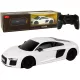 Autó távirányítós autó RC Audi R8 Rastar Pilot fehér 1:24
