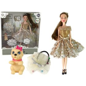 Emily baba hosszú hajú kutyával