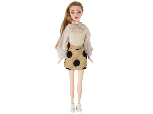 Emily baba gitárszemüveggel, hosszú szőke hajú cica