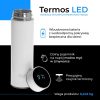 AD 4506 fehér LED termosz 473ml fehér