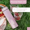 AD 4506 rózsaszín Termosz LED 473ml rózsaszín