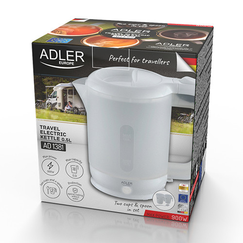 AD 1381 Elektromos műanyag turista vízforraló 0,5 l