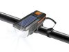 Blow 67-499 - napelemes LED kerékpár első lámpa csengővel, Fekete