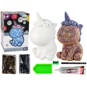 Unicorn DIY gyémánt kristálykészlet barna