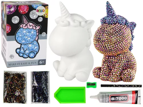 Unicorn DIY gyémánt kristálykészlet barna