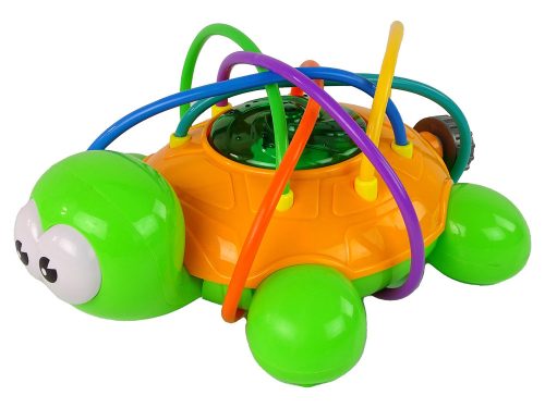 Teknős víz szökőkút zöld kert