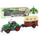 RC Traktor Távirányítós Traktor Mezőgazdasági Gép Pótkocsi Távirányító 1:24