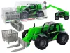 Mezőgazdasági jármű traktor zöld daru mezőgazdasági gép
