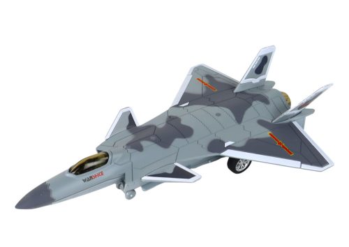 Súrlódásos meghajtású repülőgép modell fekete szürke