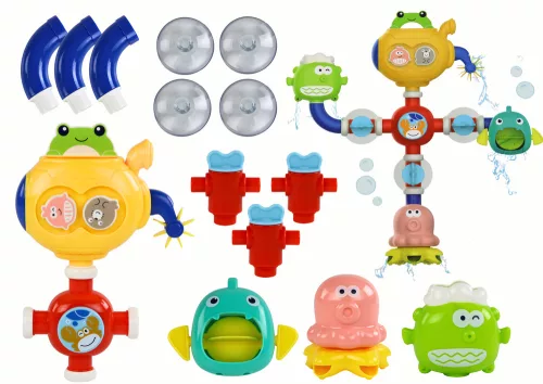 Robot túlfolyós fürdővíz játék tapadókorongokkal