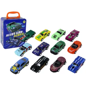 Járművek Motoros Autókkal 12 ELE Metal 1:64