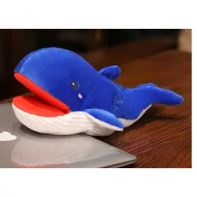 Plüss Kék Bálna Báb 30 cm