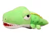 Plüss Kabala Krokodil Zöld Kézibáb 30 cm