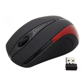   EM101R vezeték nélküli egér 2,4 GHz 3D, optikai USB Antares piros