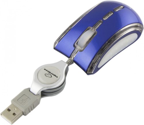 EM109B Egér vezetékes mini optikai USB Celaneo kék Esperanza