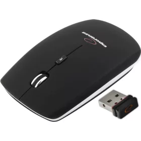   EM120K 2,4 GHz-es 4D vezeték nélküli egér, optikai USB Saturn fekete