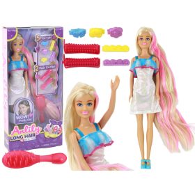 Anlily Dolls Hosszú Szőke Haj Hajformázás