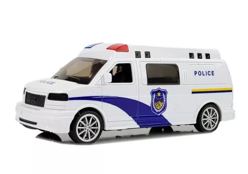 Húzós rendőrautó fényekkel és hanggal